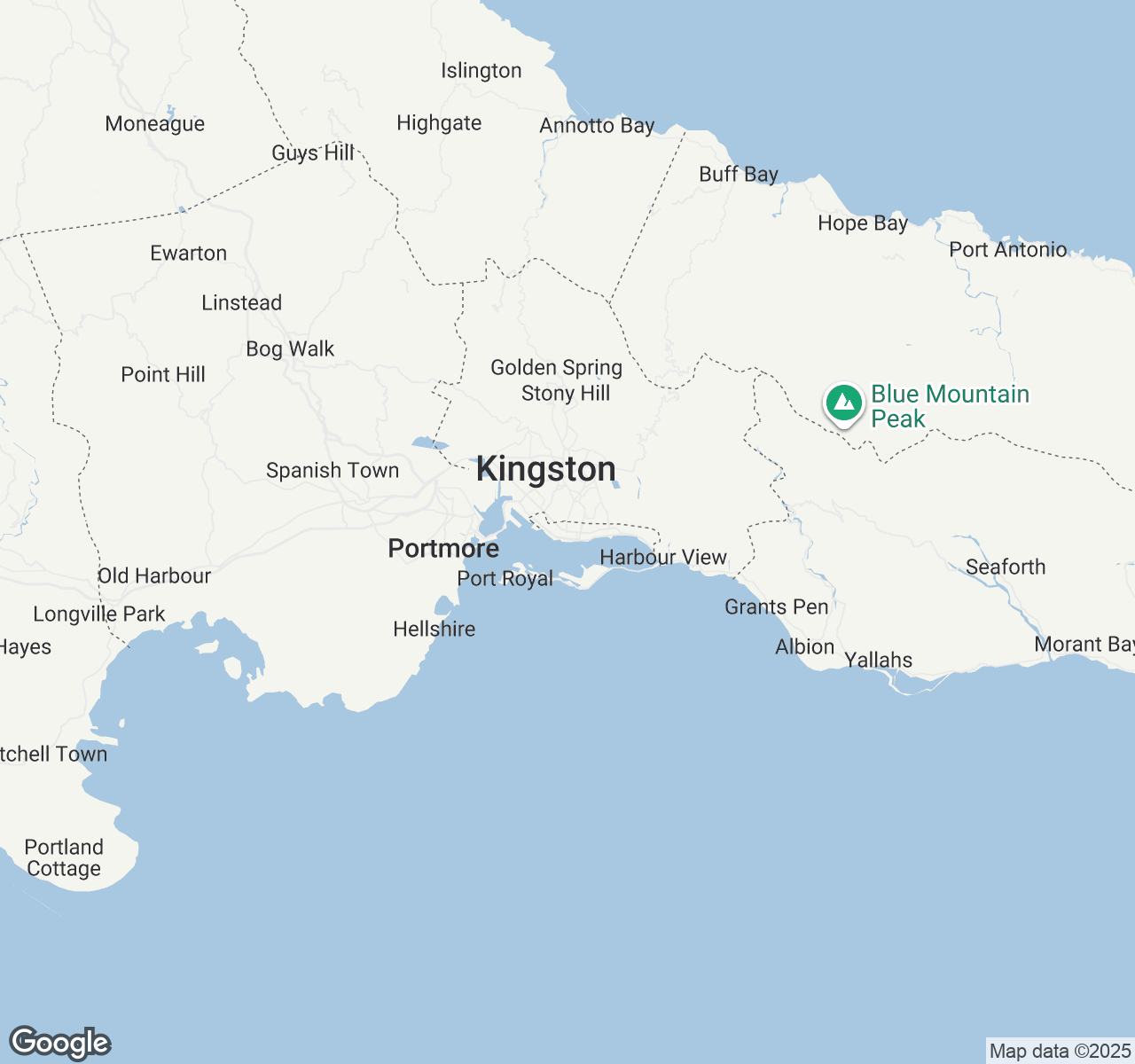 Map of Kingston